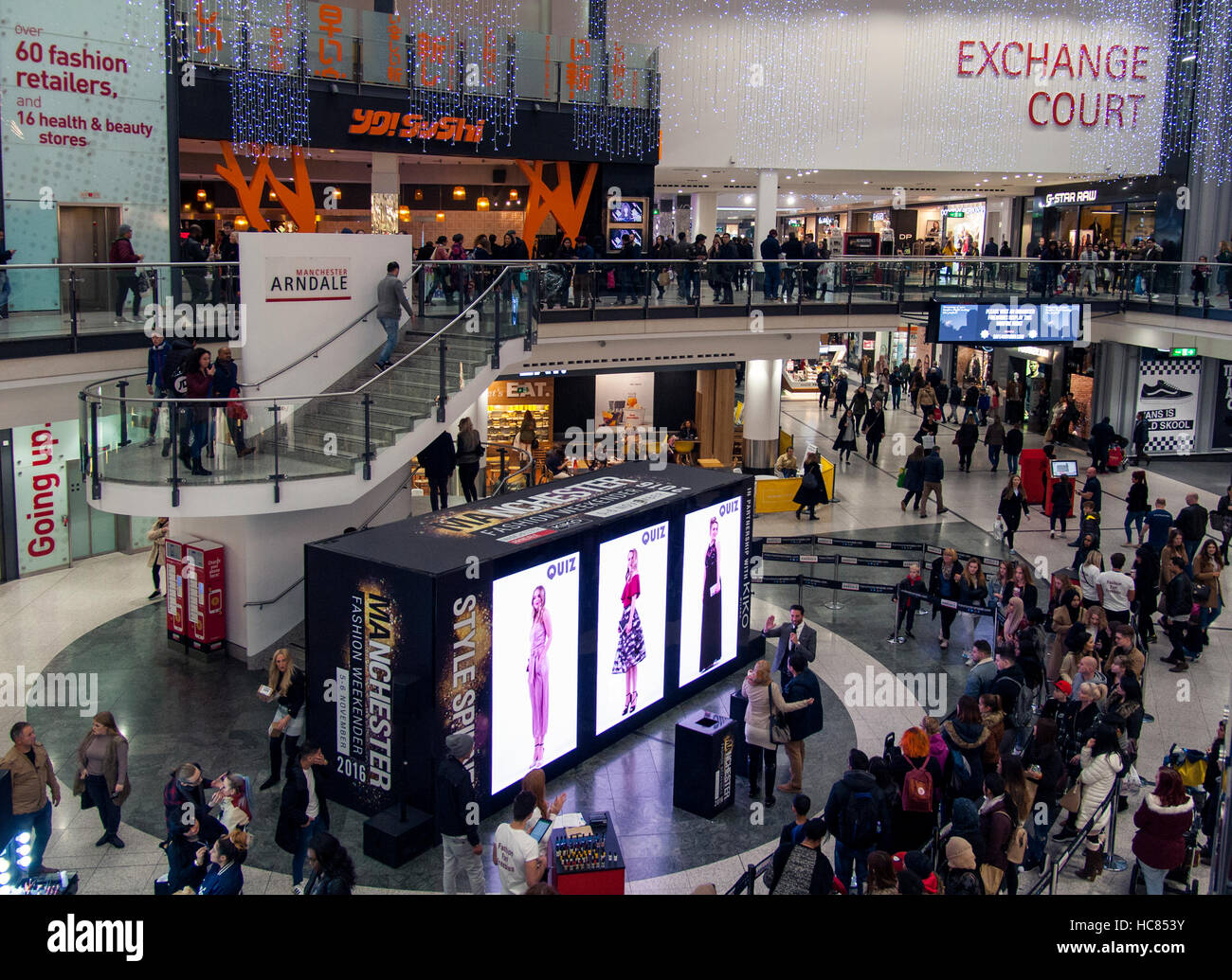 Exchange Court Arndale Centre Manchester Stock Photo Alamy