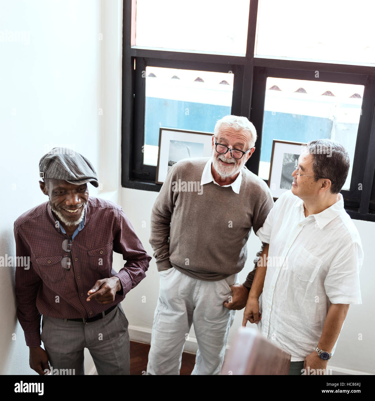 Retirement Discussion Group Of Senior Retirement Discussion Concept Stock Photo - Alamy