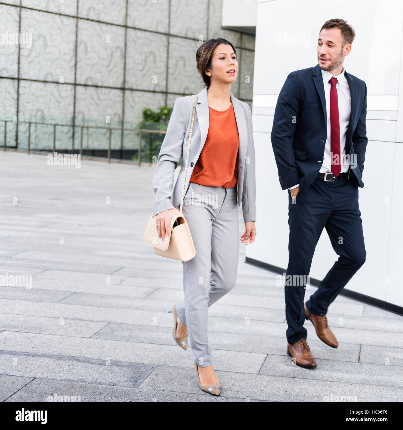 Business People Commuter Walking City Life Concept Stock Photo - Alamy