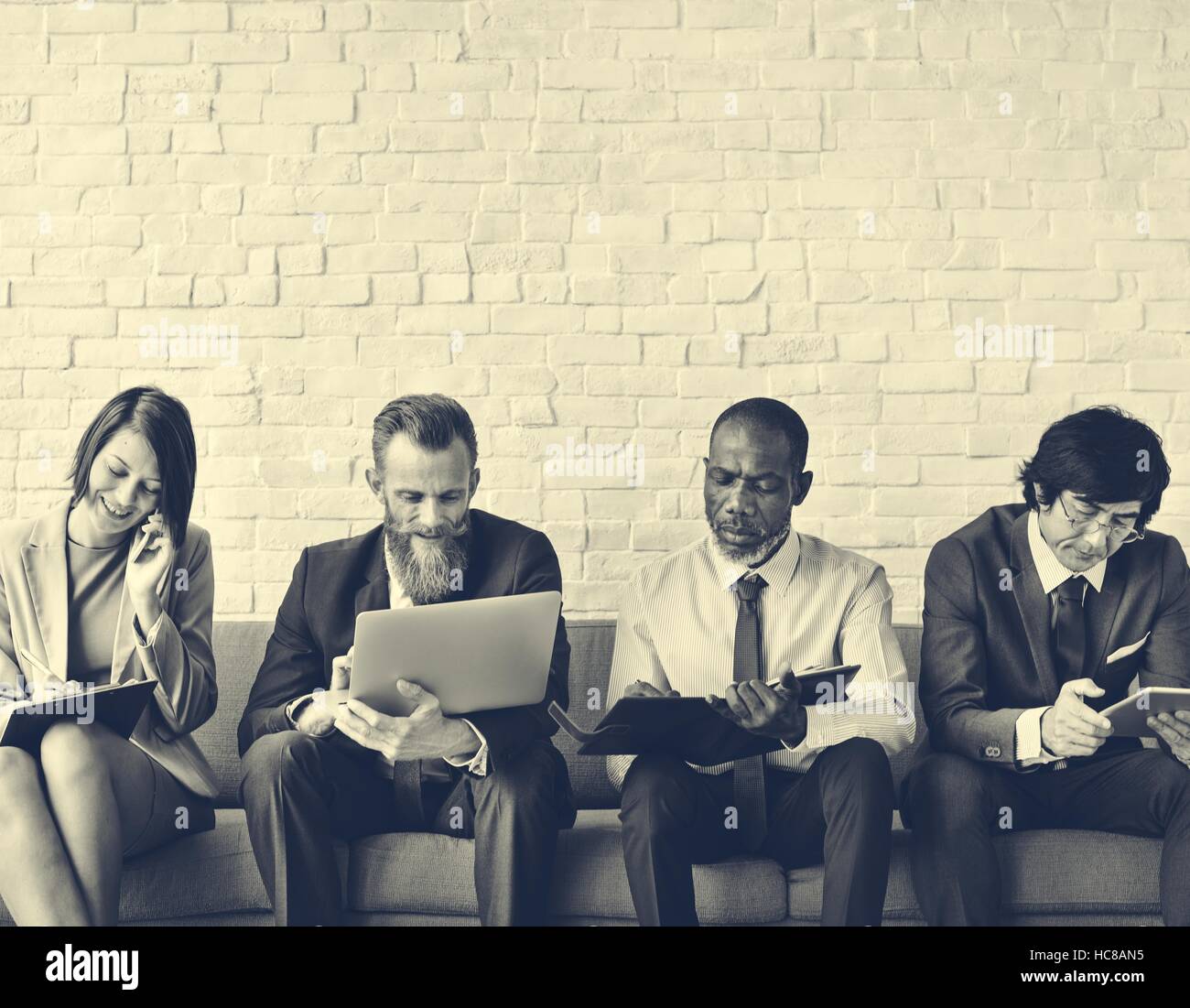 Business People Data Information Technology Concept Stock Photo - Alamy