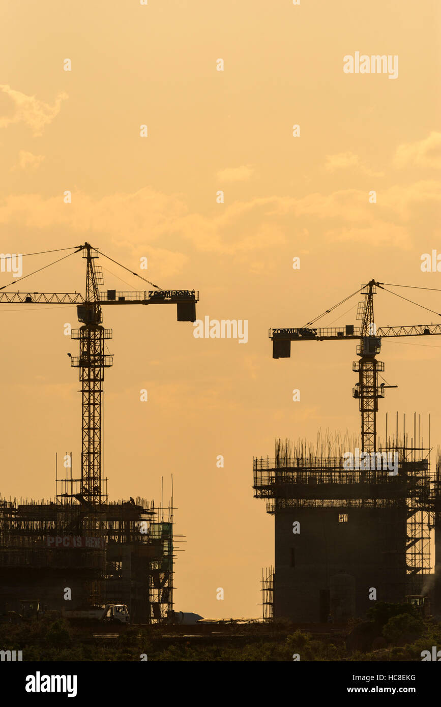 construction Zimbabwe Africa large scale factory Stock Photo Alamy