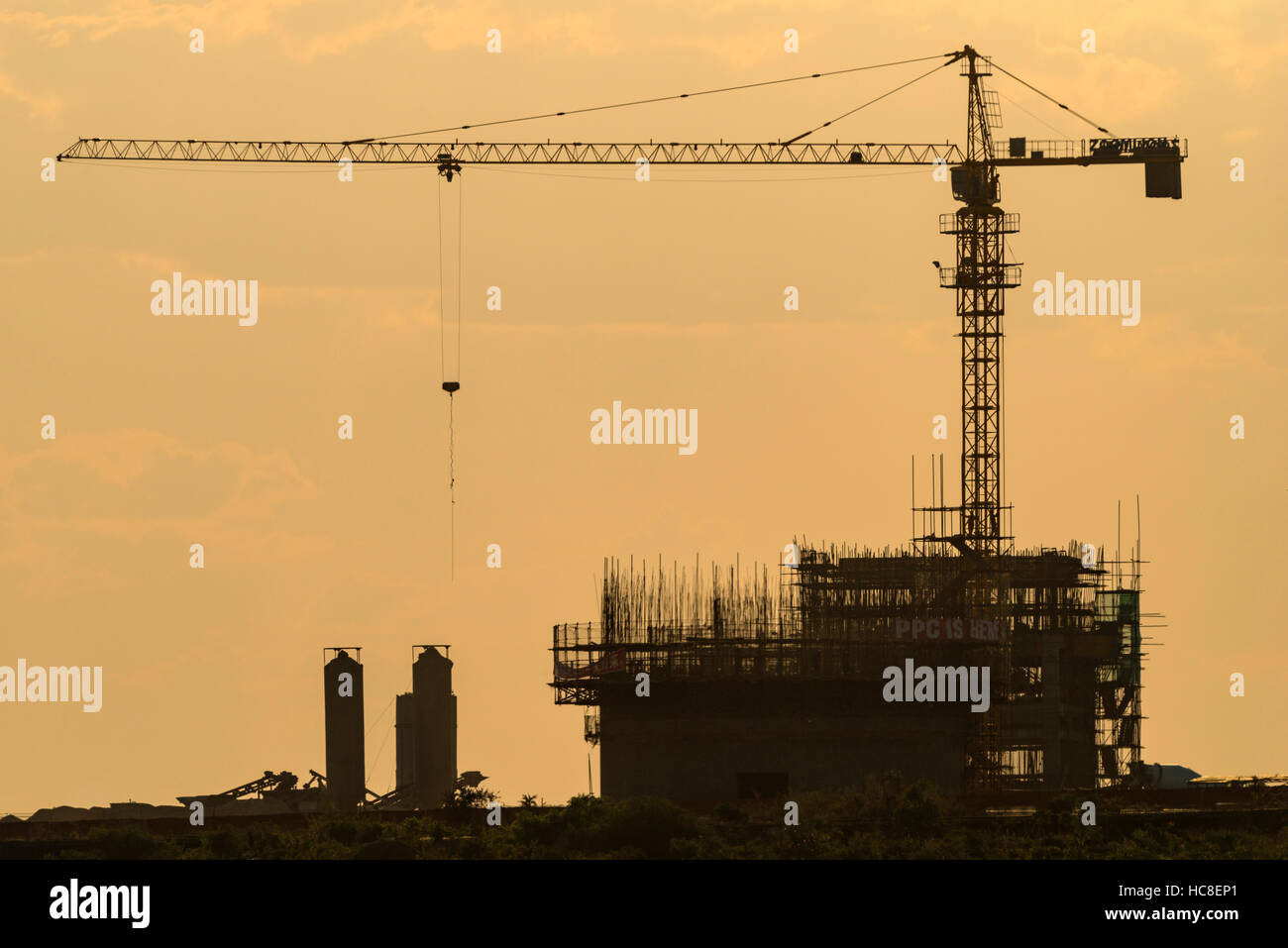 construction Zimbabwe Africa large scale factory Stock Photo Alamy