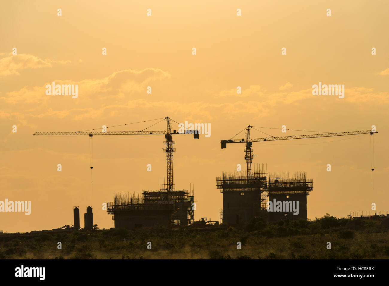 construction Zimbabwe Africa large scale factory Stock Photo Alamy