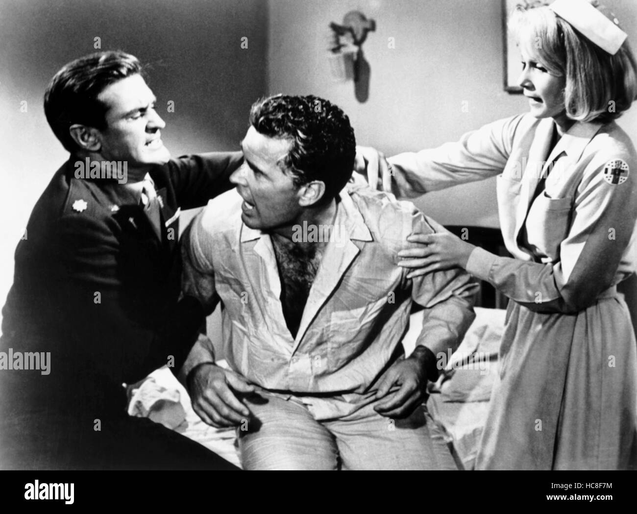 36 HOURS, from left, Rod Taylor, James Garner, Eva Marie Saint, 1965 ...
