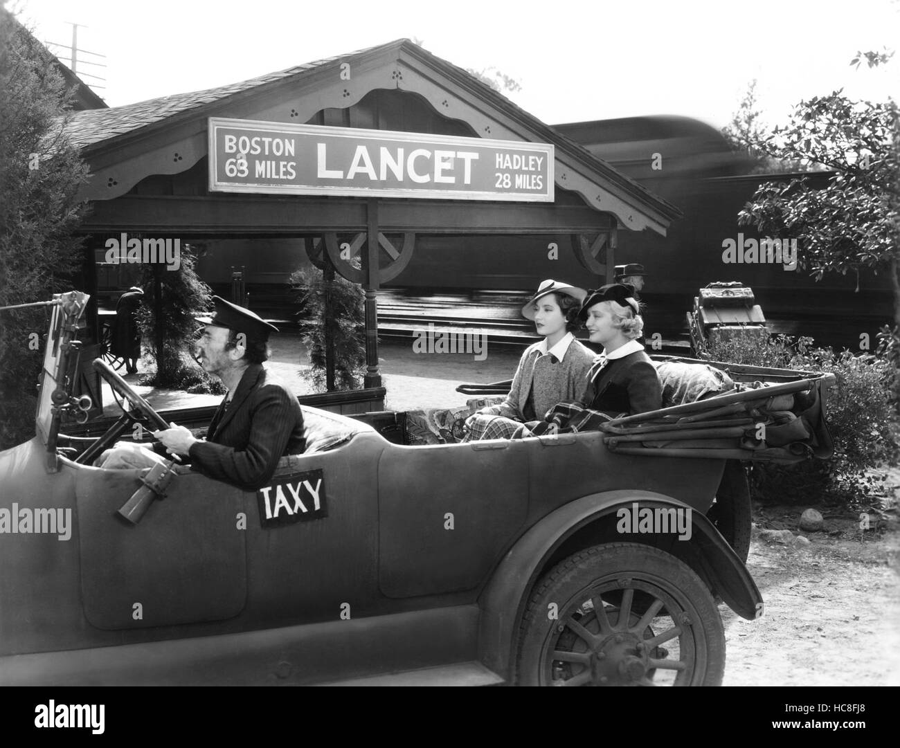 THESE THREE, from left: Walter Brennan, Merle Oberon, Miriam Hopkins ...