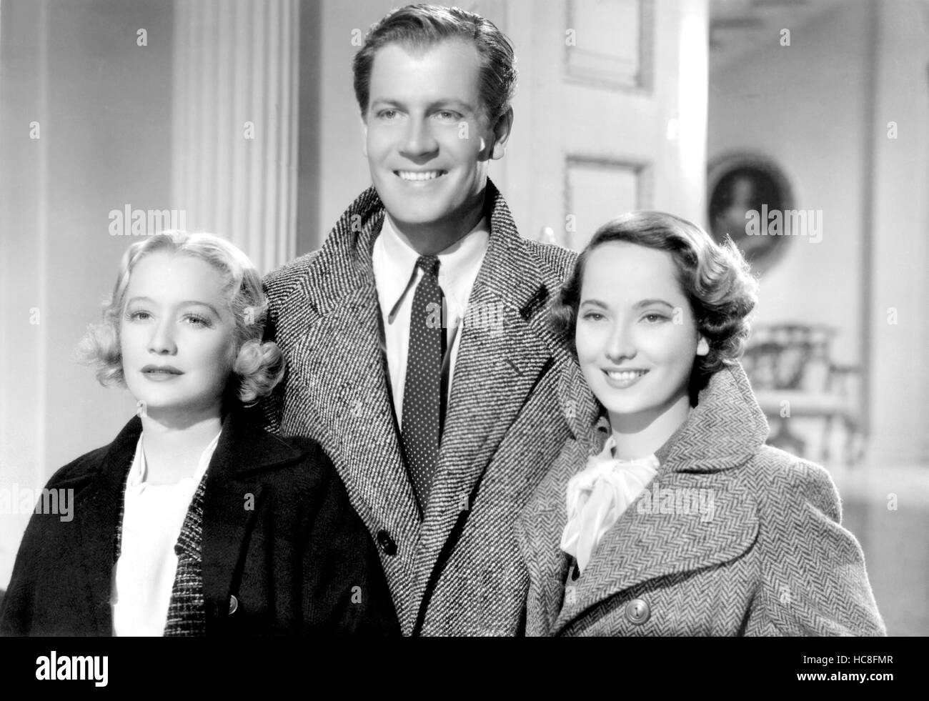 THESE THREE, Miriam Hopkins, Joel McCrea, Merle Oberon, 1936 Stock ...