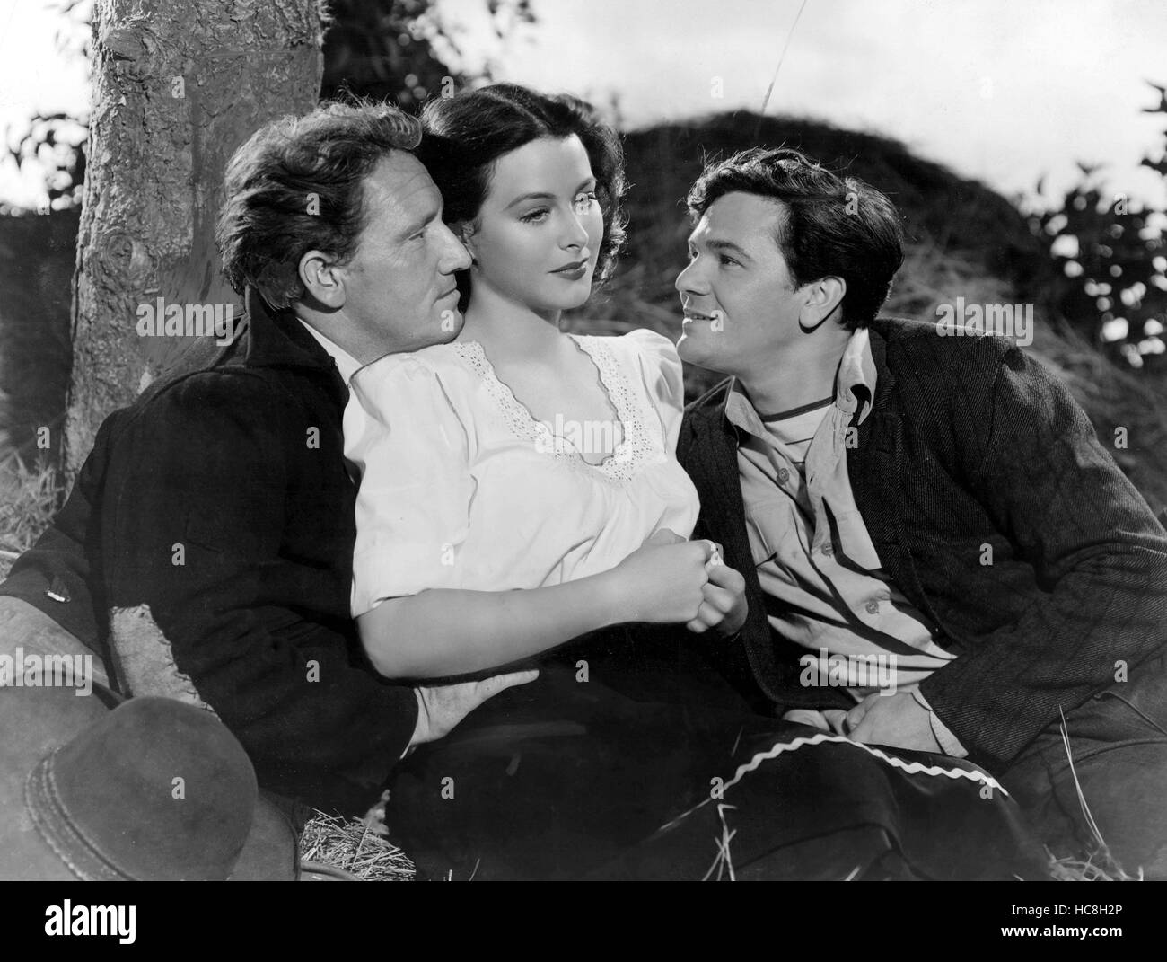 TORTILLA FLAT, Spencer Tracy, John Garfield, Hedy Lamarr, 1942 Stock