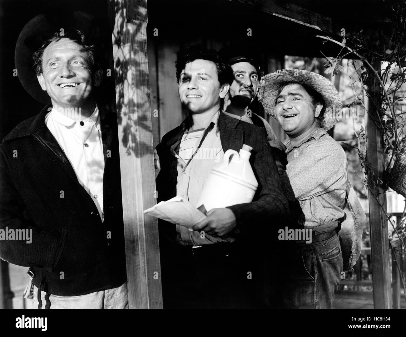 TORTILLA FLAT, Spencer Tracy, John Garfield, Akim Tamiroff, Sheldon