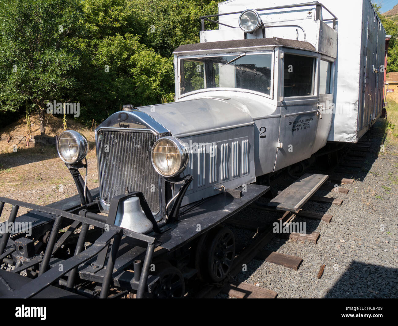 Galloping Goose #2, Colorado Railroad Museum, Golden, Colorado Stock 