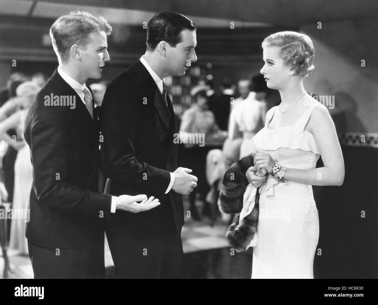 WEEK ENDS ONLY, from left: John Arledge, Ben Lyon, Joan Bennett, 1932. TM & Copyright © 20th Century Fox Film Corp. All rights Stock Photo