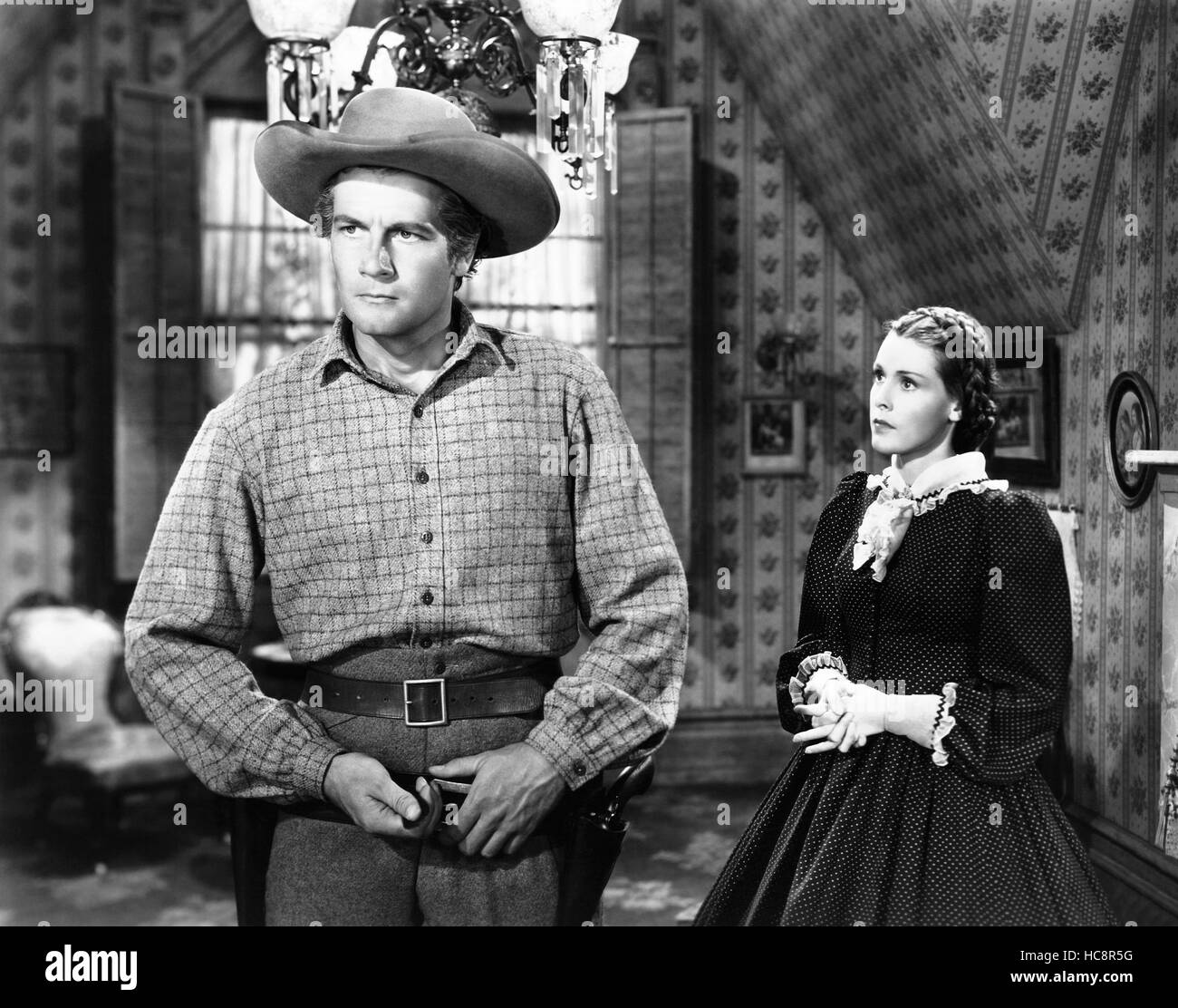 Wells Fargo, From Left: Joel Mccrea, Frances Dee, 1937 Stock Photo - Alamy