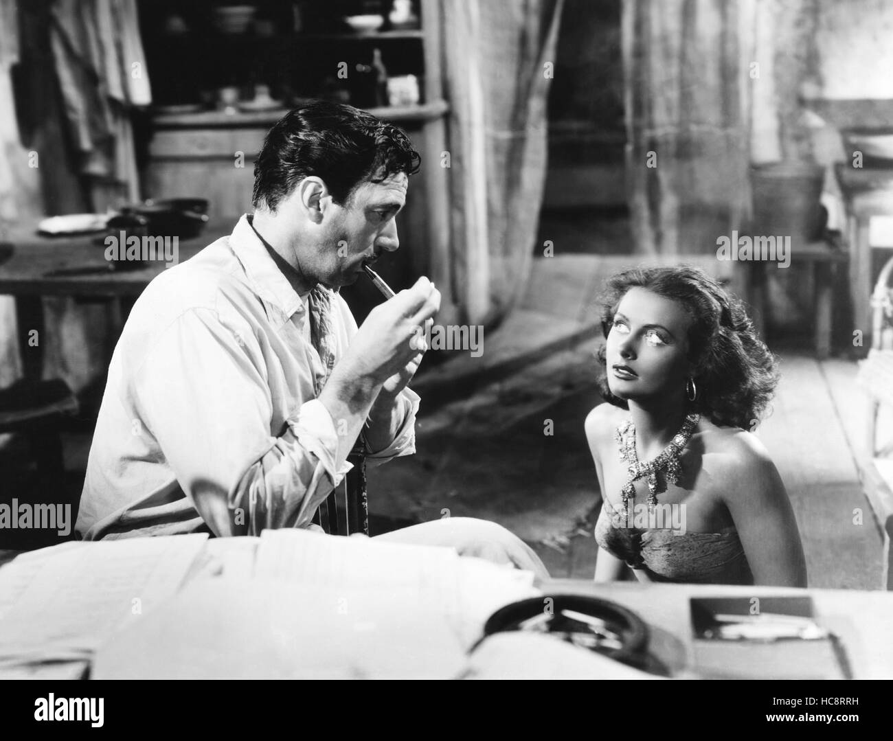 Hedy Lamarr in ''Whice Cargo'' 1940 her famous line - 'I A