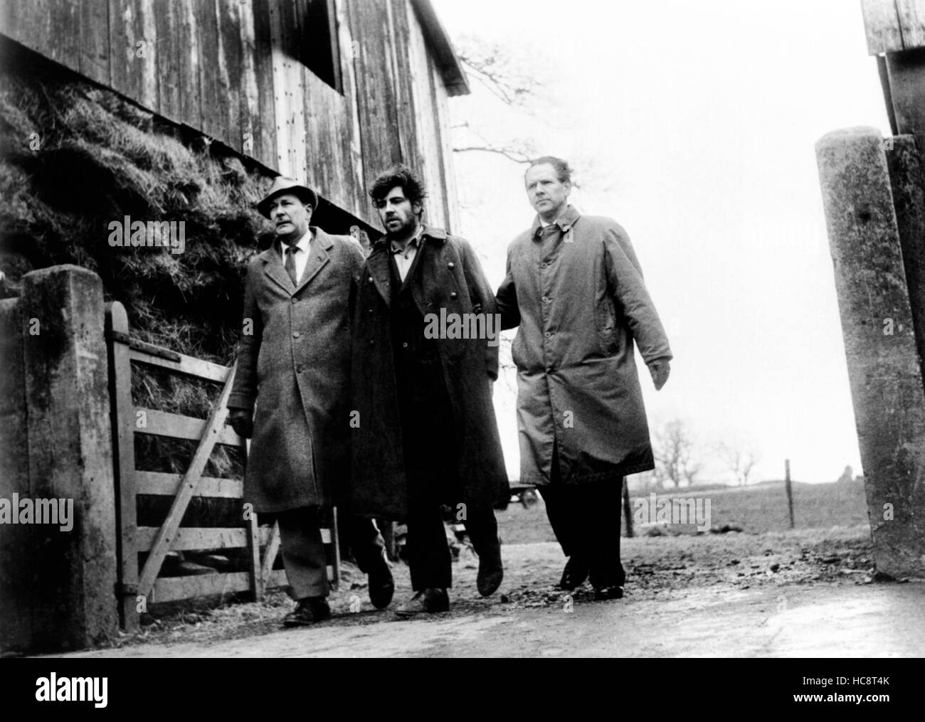 WHISTLE DOWN THE WIND, from left, John Arnatt, Alan Bates, Gerald Sim