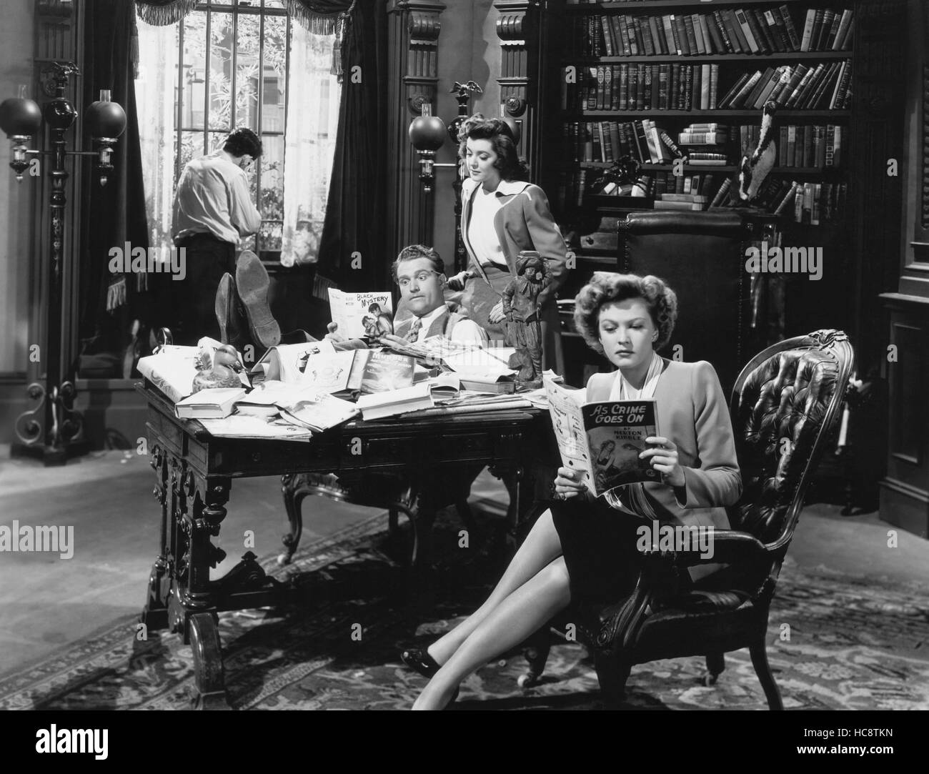WHISTLING IN BROOKLYN, from left, Red Skelton, Ann Rutherford, Jean ...