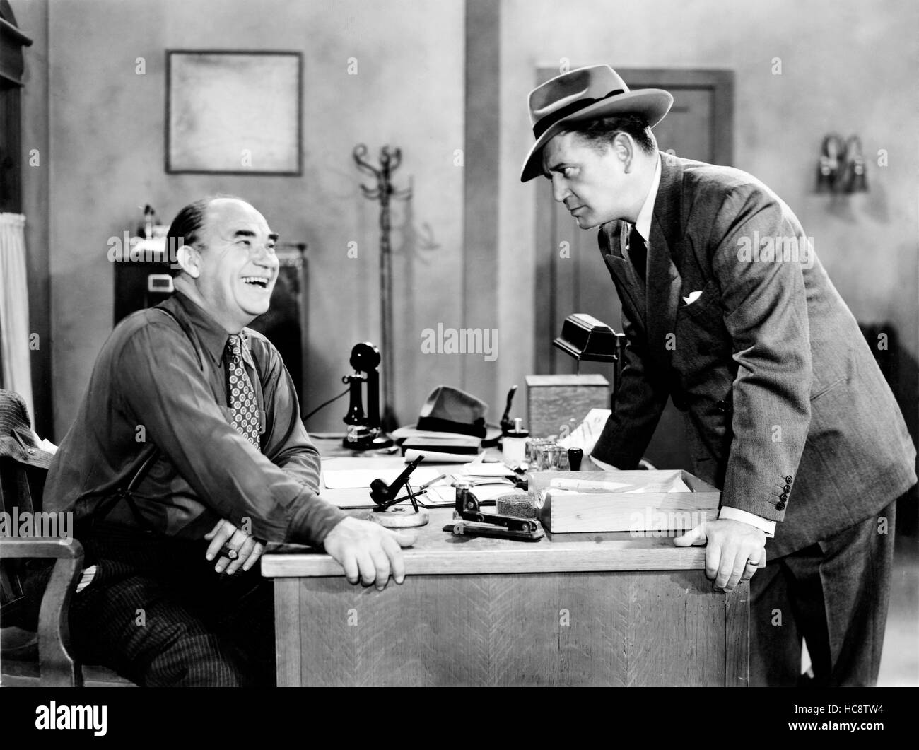 THE WHISTLER, Richard Dix, (right), 1944 Stock Photo Alamy