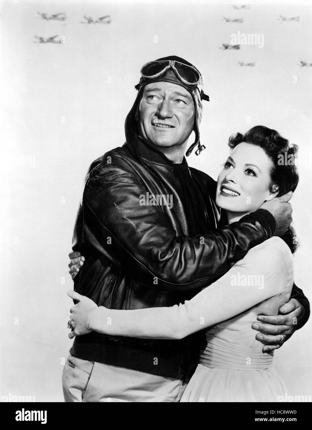 THE WINGS OF EAGLES, John Wayne, Maureen O'Hara, 1957 Stock Photo Alamy