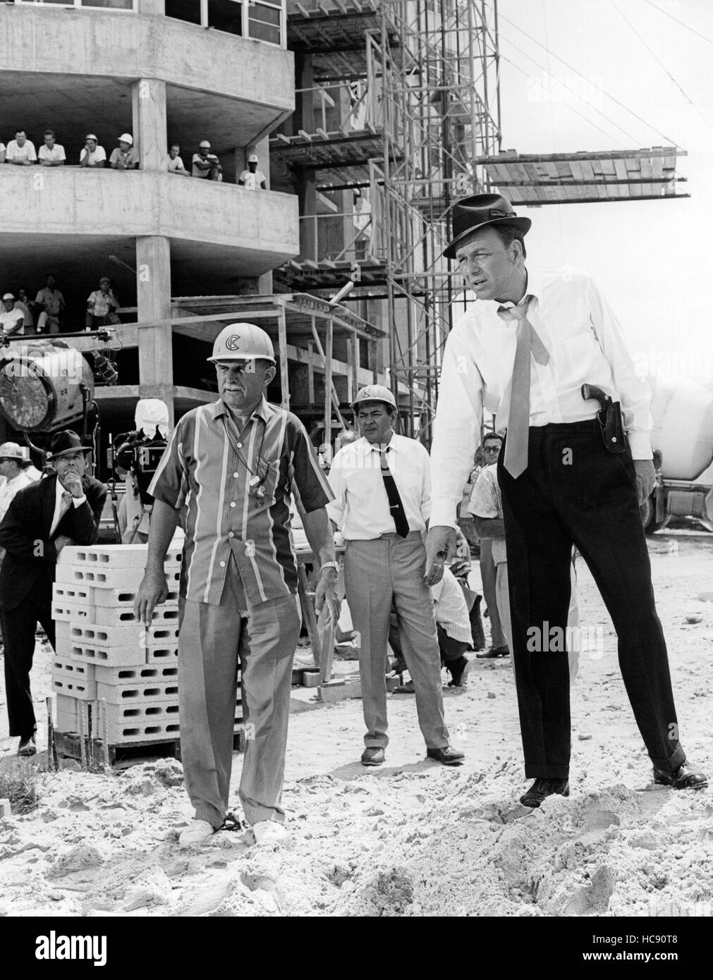 TONY ROME, from left cinematographer Joseph F. Biroc, Frank Sinatra