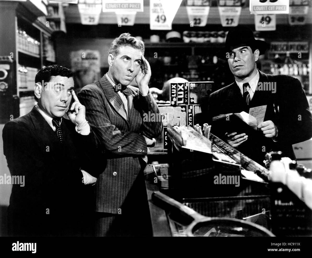 TOP SERGEANT MULLIGAN, from left, Charlie Hall, Frank Faylen, Nat