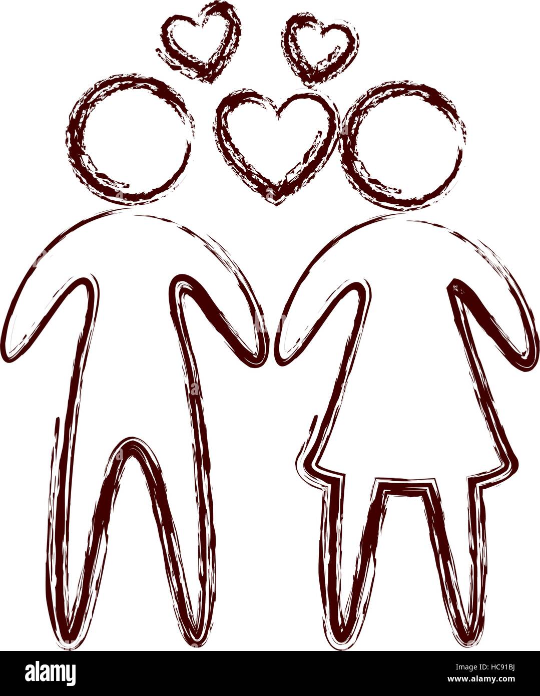 couple silhouette isolated icon vector illustration design Stock Vector ...