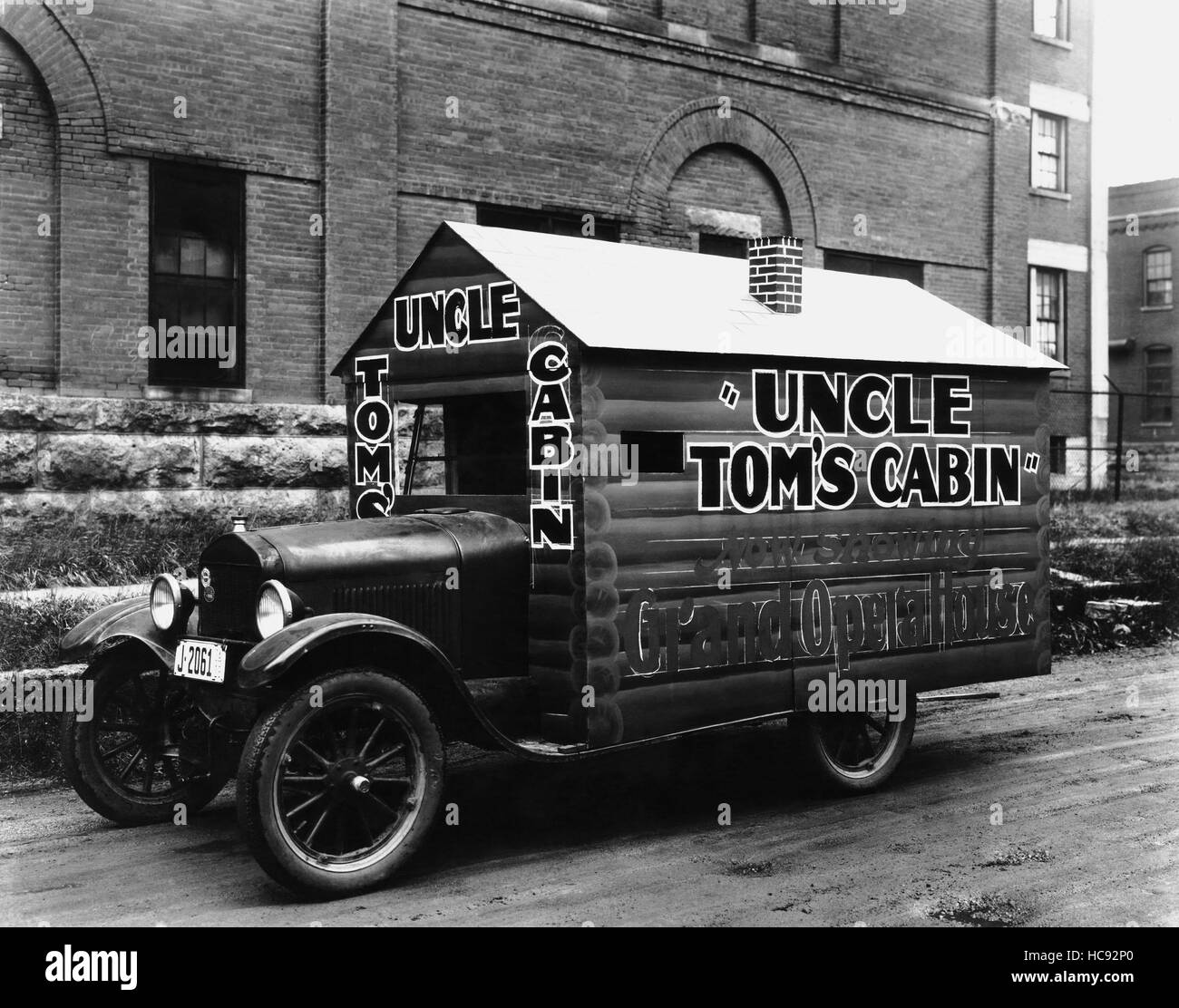 UNCLE TOM'S CABIN, promotional vehicle, 1927 Stock Photo