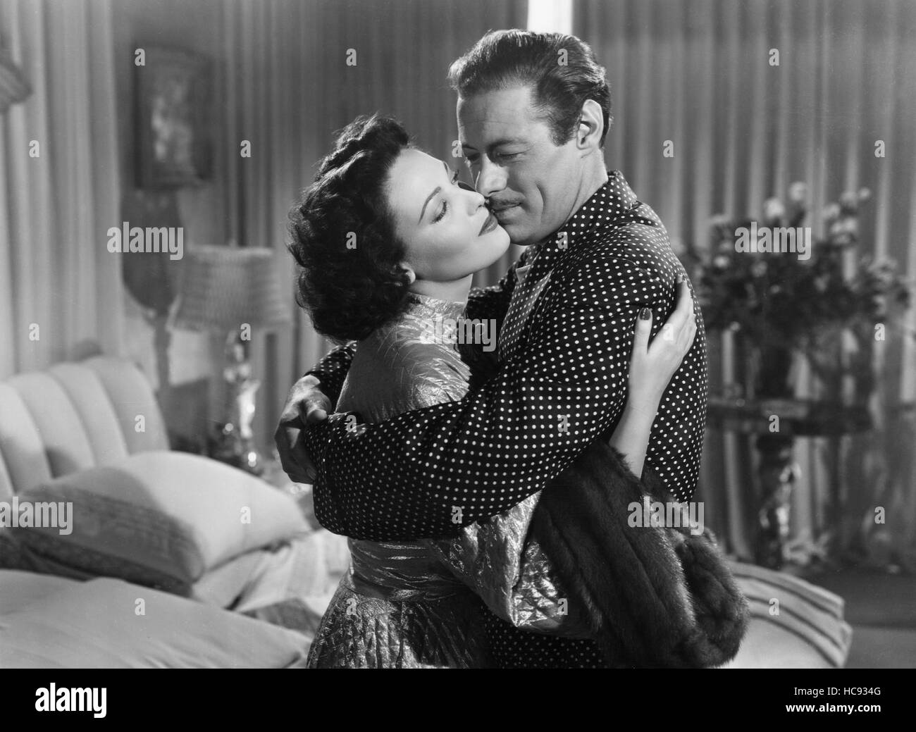 UNFAITHFULLY YOURS, Linda Darnell, Rex Harrison, 1948. TM and Copyright