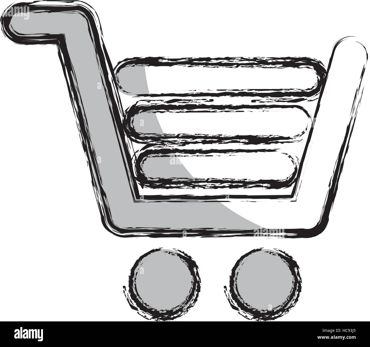 shopping cart commercial icon vector illustration design Stock Vector ...