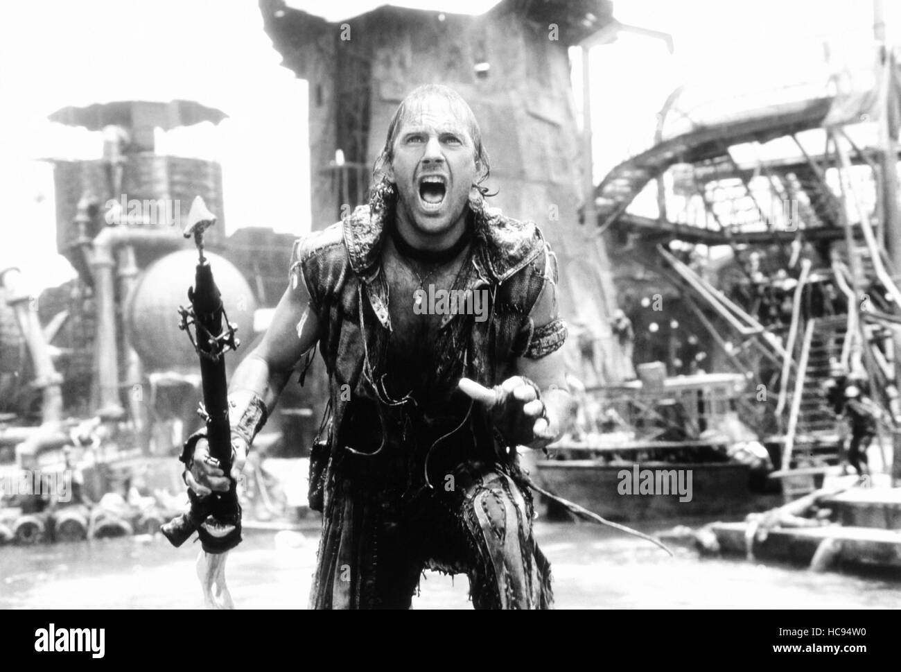 WATERWORLD, Kevin Costner, 1995, © Universal/courtesy Everett Collection Stock Photo Alamy