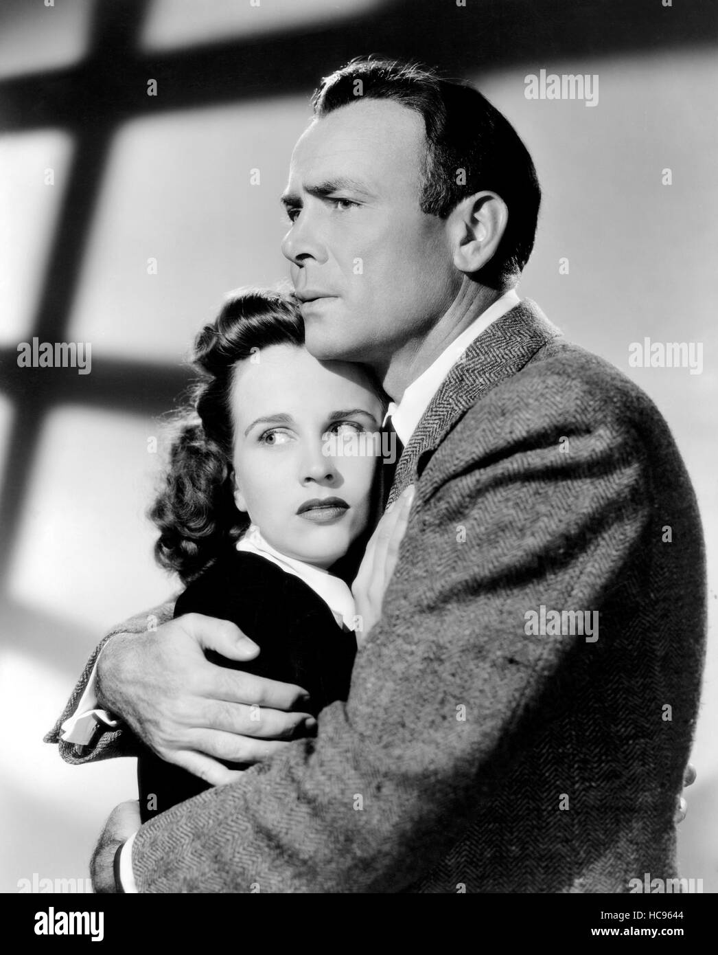 WHEN STRANGERS MARRY, (aka BETRAYED), Kim Hunter, Dean Jagger, 1944 Stock Photo