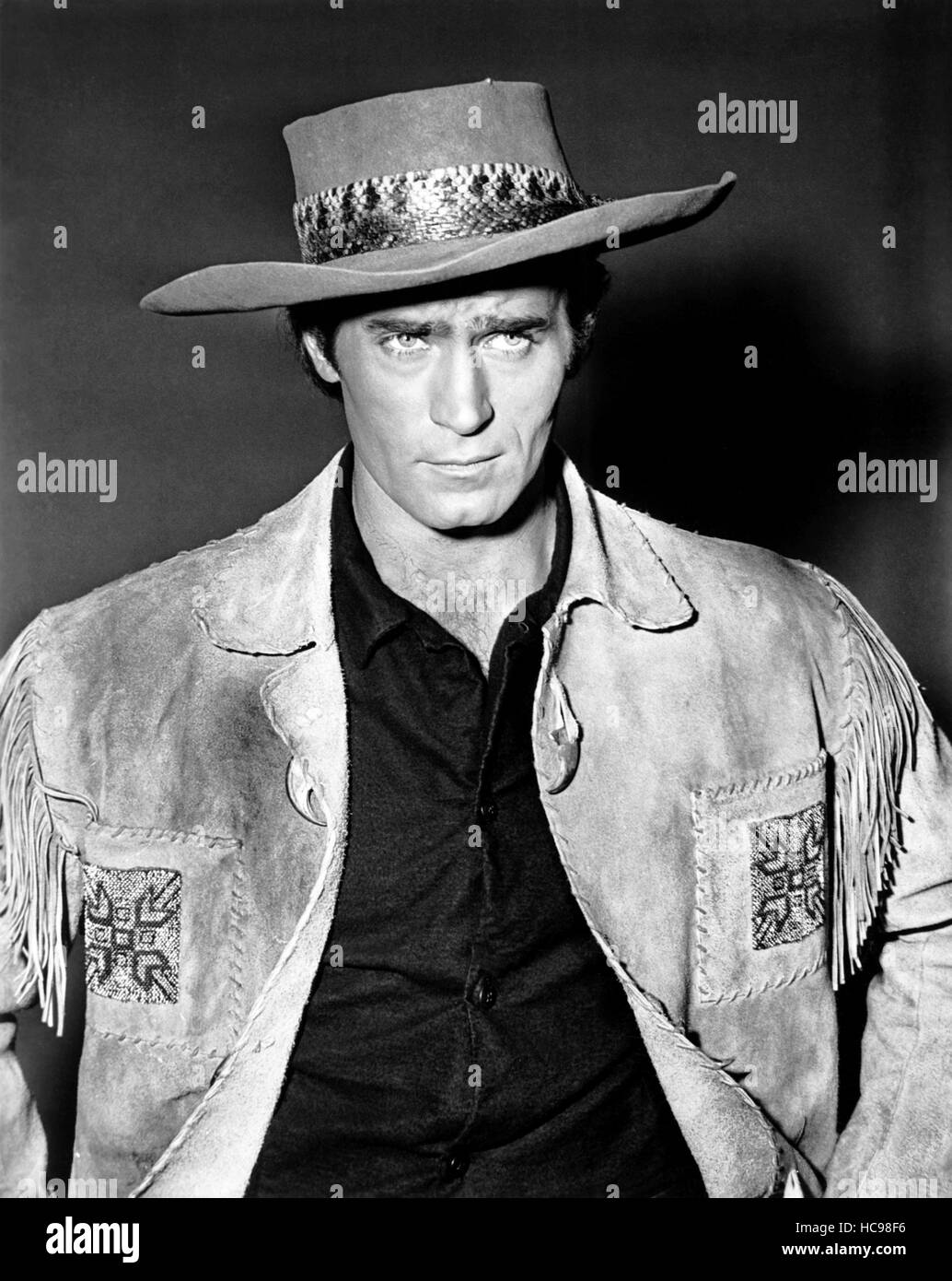 YELLOWSTONE KELLY, Clint Walker, 1959 Stock Photo Alamy(02)