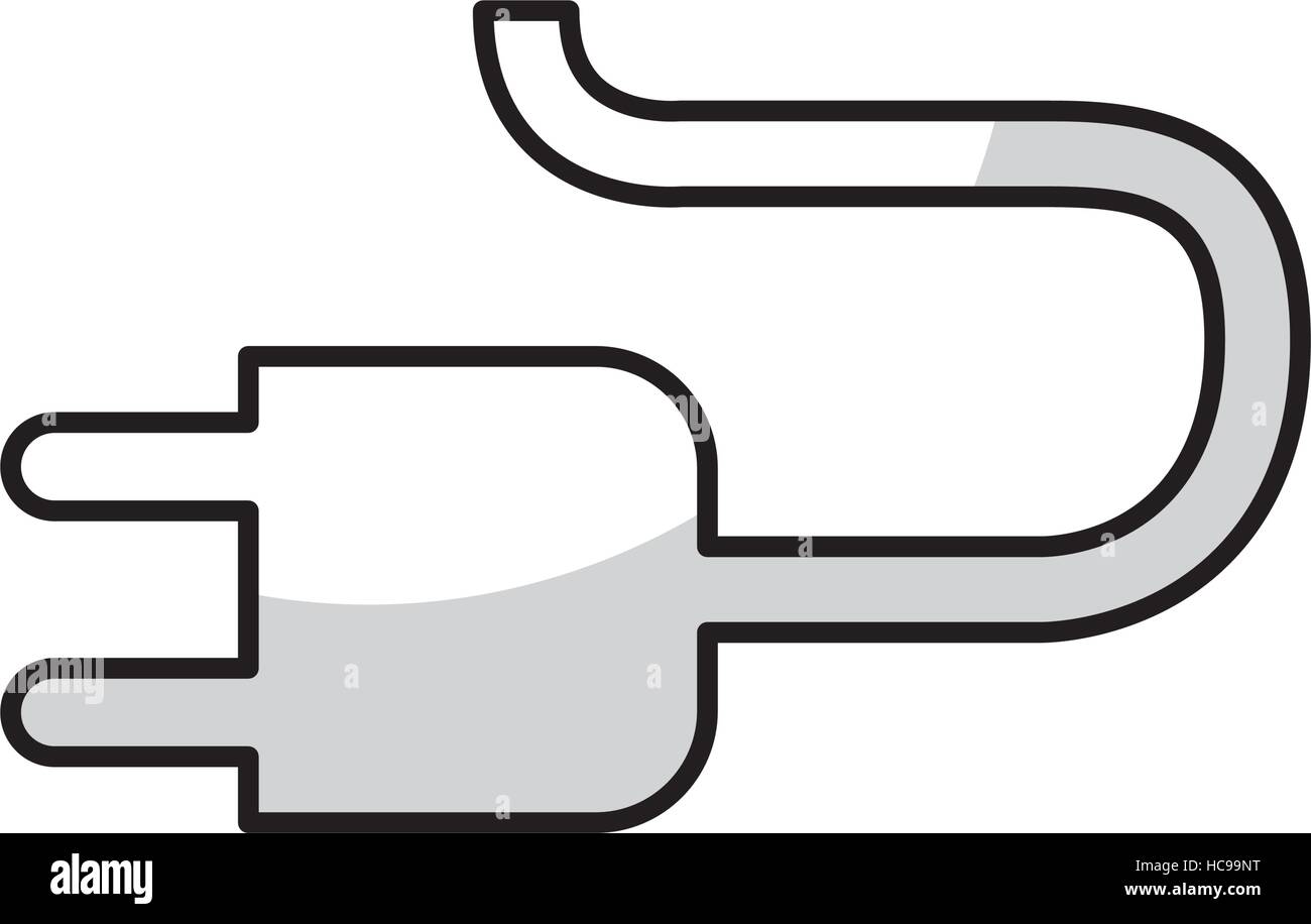 plug connector energy isolated icon vector illustration design Stock ...