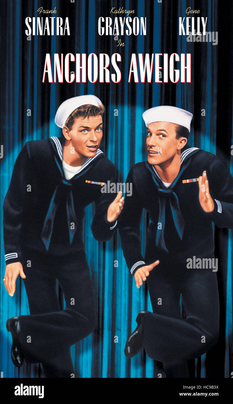 ANCHORS AWEIGH, Frank Sinatra, Gene Kelly, 1945 Stock Photo Alamy