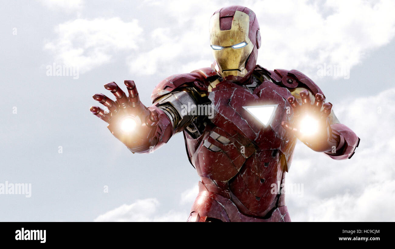 THE AVENGERS, Robert Downey Jr as Iron Man, 2012. ©Walt Disney Studios Motion Pictures/courtesy Everett Collection Stock Photo