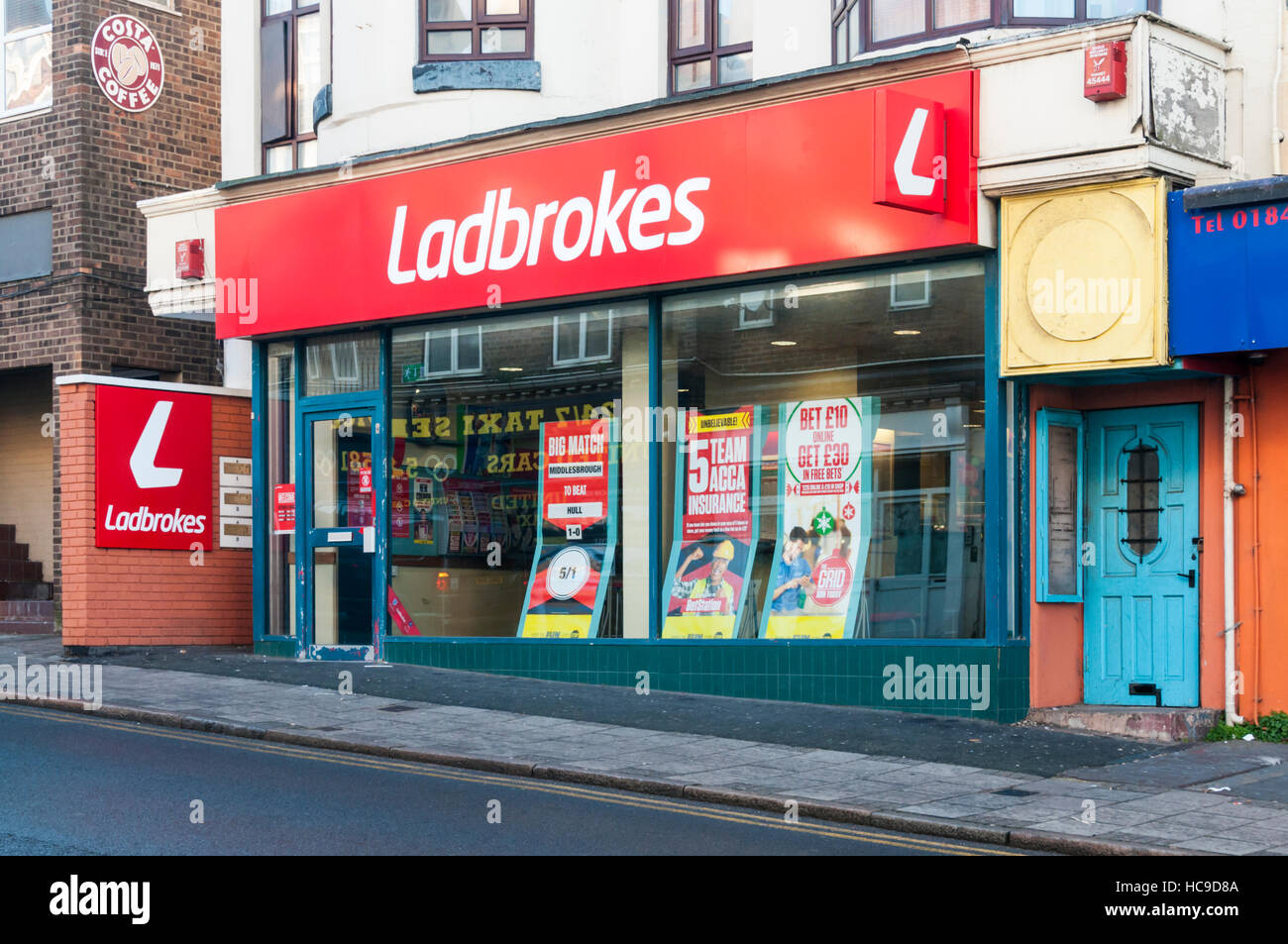 A branch of Ladbrokes bookmakers Stock Photo - Alamy