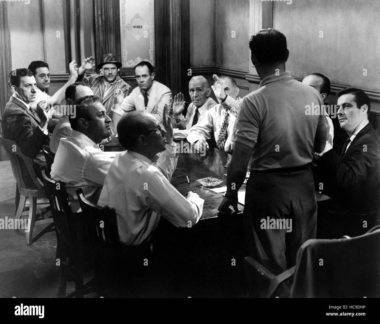 Twelve angry men 1957 jack warden hires stock photography and images