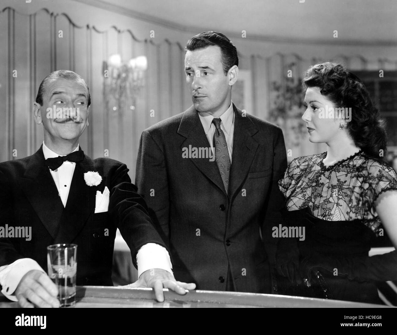 Two O'clock Courage, Tom Conway, Anne Rutherford, 1945 Stock Photo - Alamy