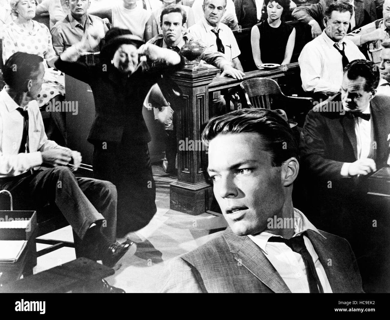 TWILIGHT OF HONOR, Richard Chamberlain (front), James Gregory (bowtie ...