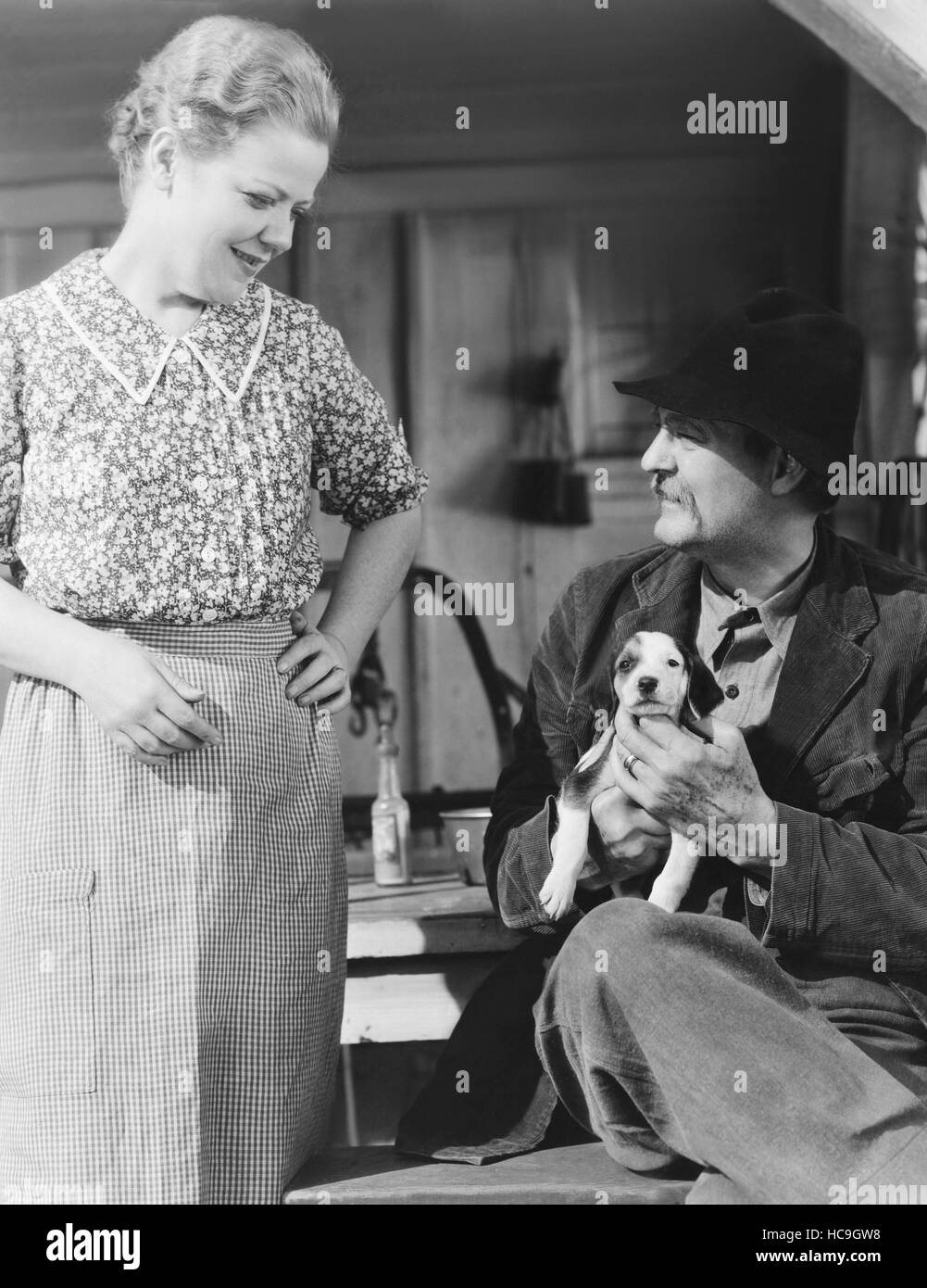 THE VOICE OF BUGLE ANN, from left, Spring Byington, Lionel Barrymore