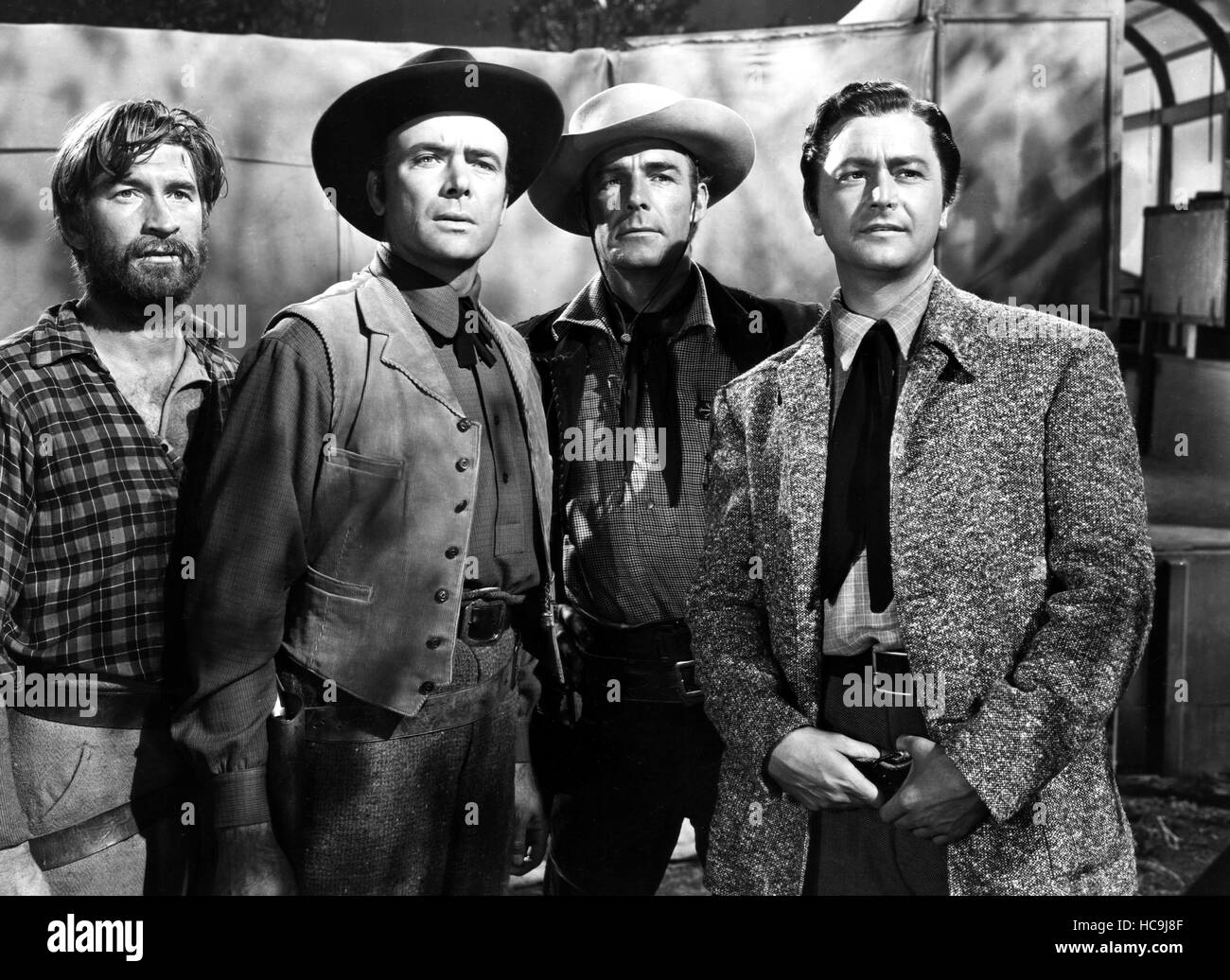 WESTERN UNION, Chill Wills, Dean Jagger, Randolph Scott, Robert Young, 1941.  TM and Copyright © 20th Century Fox Film Corp. All Stock Photo - Alamy