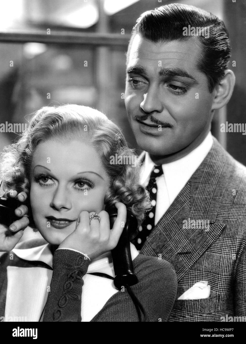 WIFE VS. SECRETARY, Jean Harlow, Clark Gable, 1936 Stock Photo - Alamy