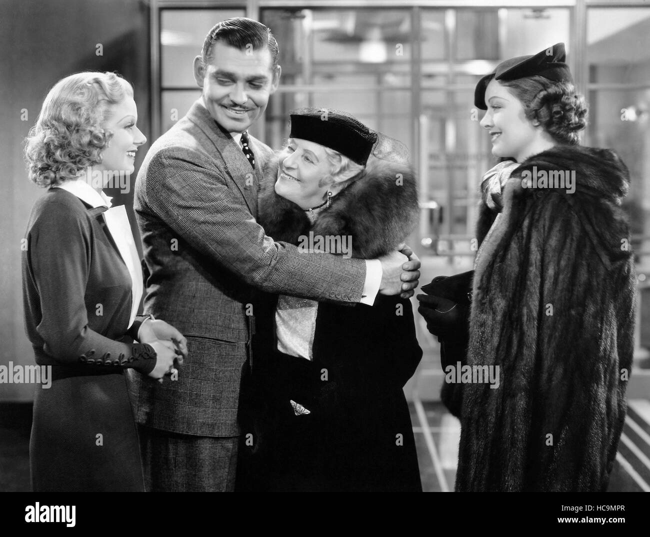 WIFE VS. SECRETARY, Jean Harlow, Clark Gable, May Robson, Myrna Loy ...