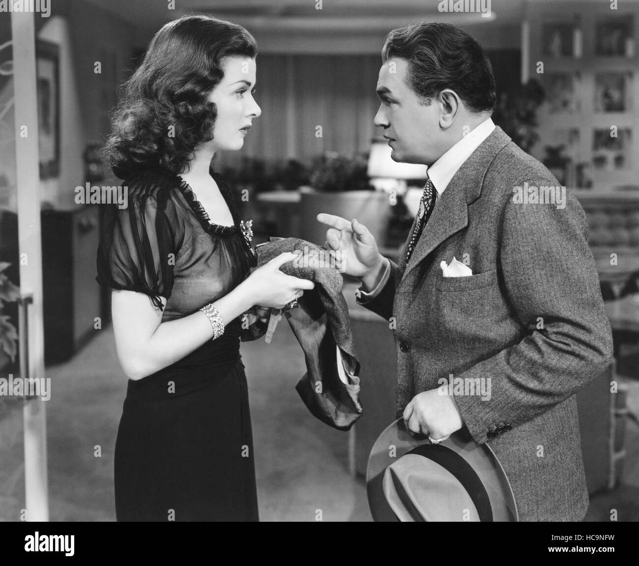 THE WOMAN IN THE WINDOW, from left Joan Edward G. Robinson
