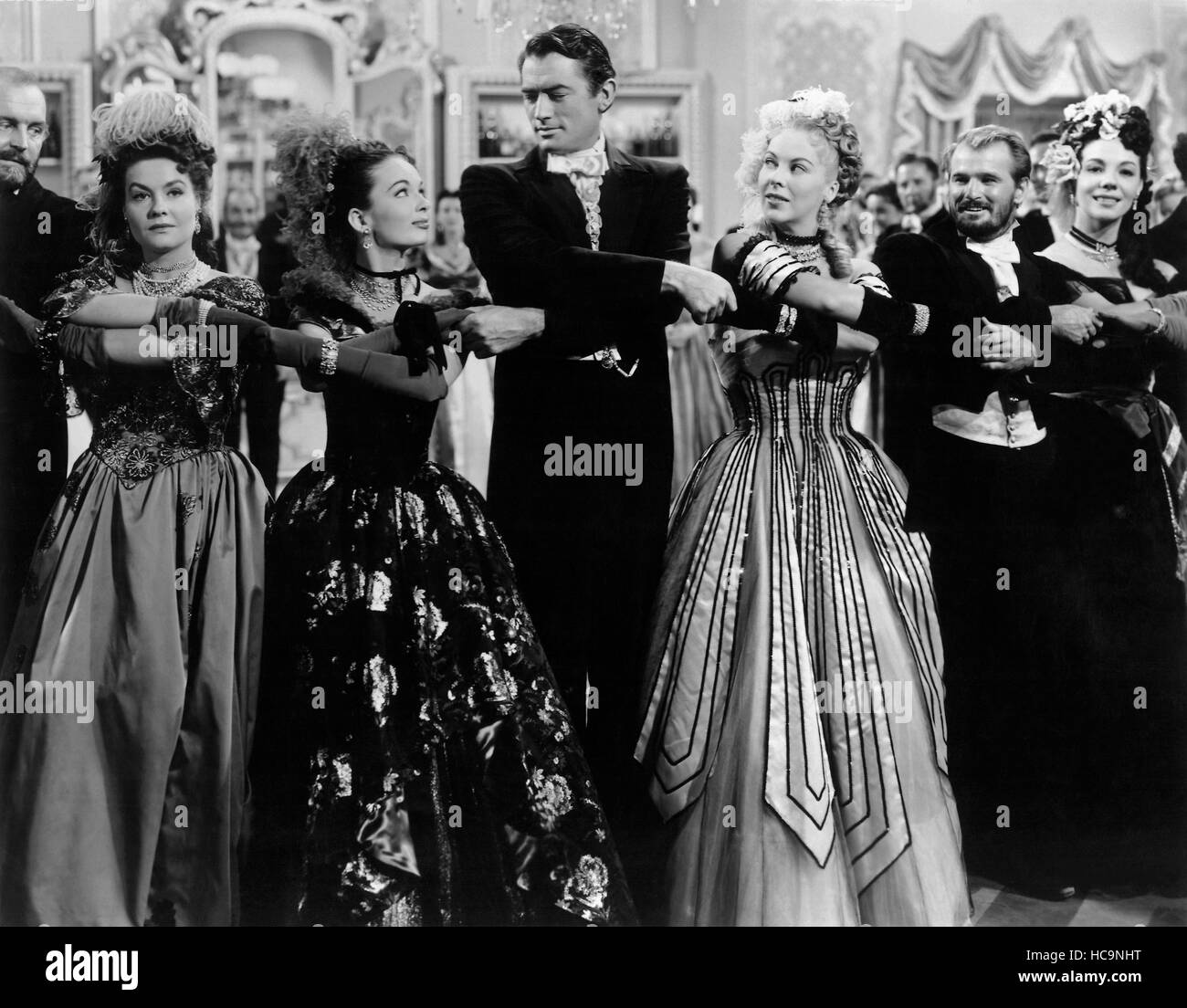 THE WORLD IN HIS ARMS, Ann Blyth, Gregory Peck, Andrea King, 1952 Stock ...