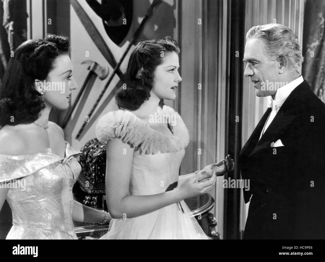 YOU'LL FIND OUT, Ginny Simms, Helen Parrish, Boris Karloff, 1940 Stock Photo