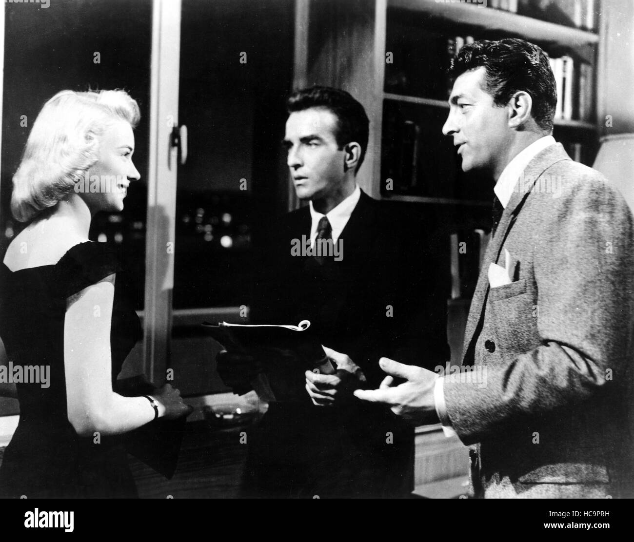 THE YOUNG LIONS, from left, Hope Lange, Montgomery Clift, Dean Martin ...