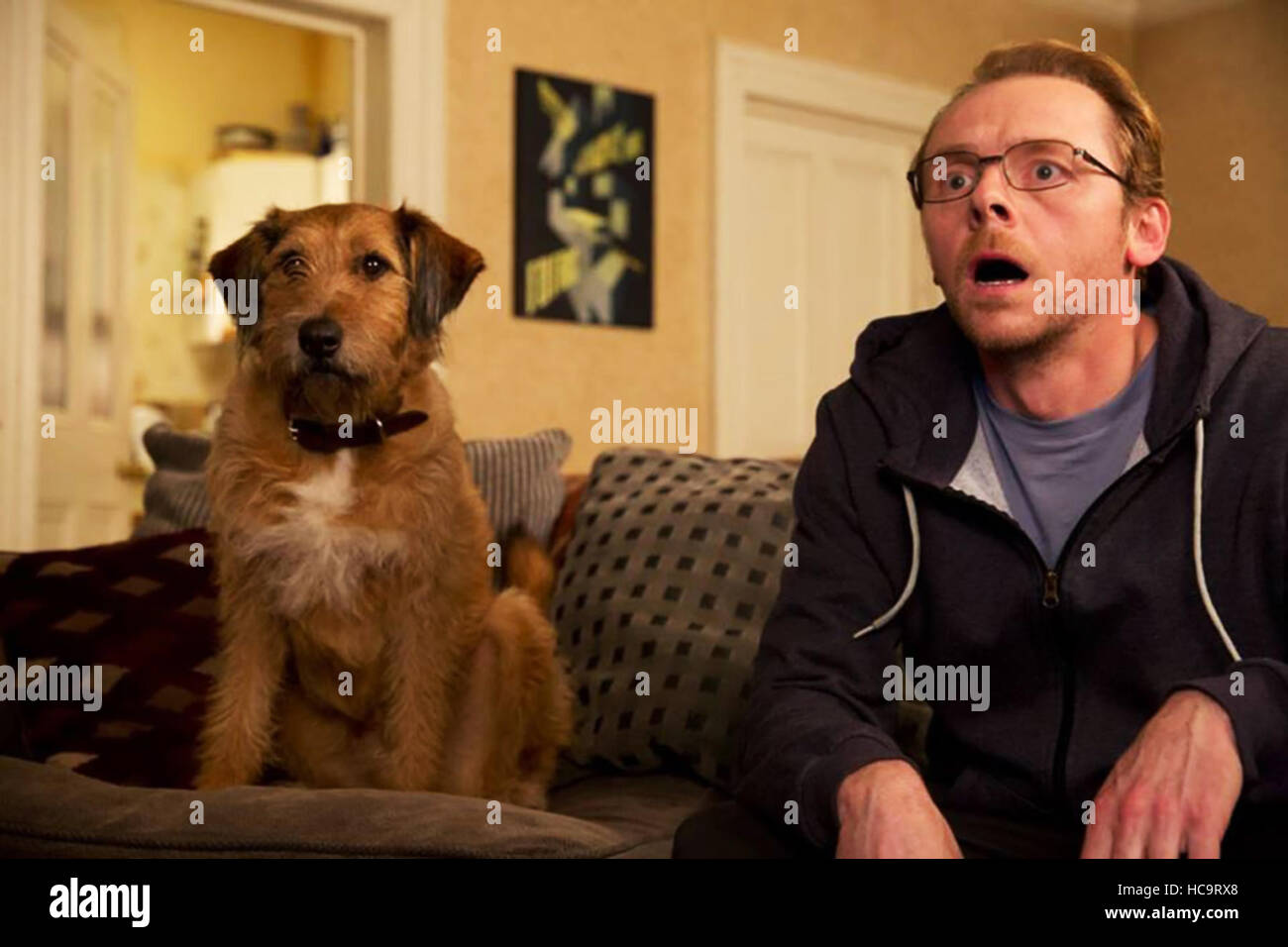 ABSOLUTELY ANYTHING, from left Dennis the Dog (voice Robin Williams