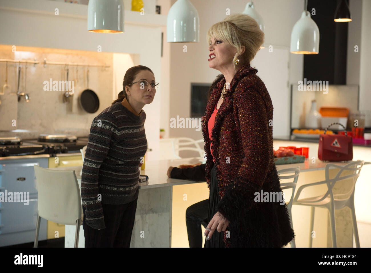 ABSOLUTELY FABULOUS: THE MOVIE, from left: Julia Sawalha, Joanna Lumley