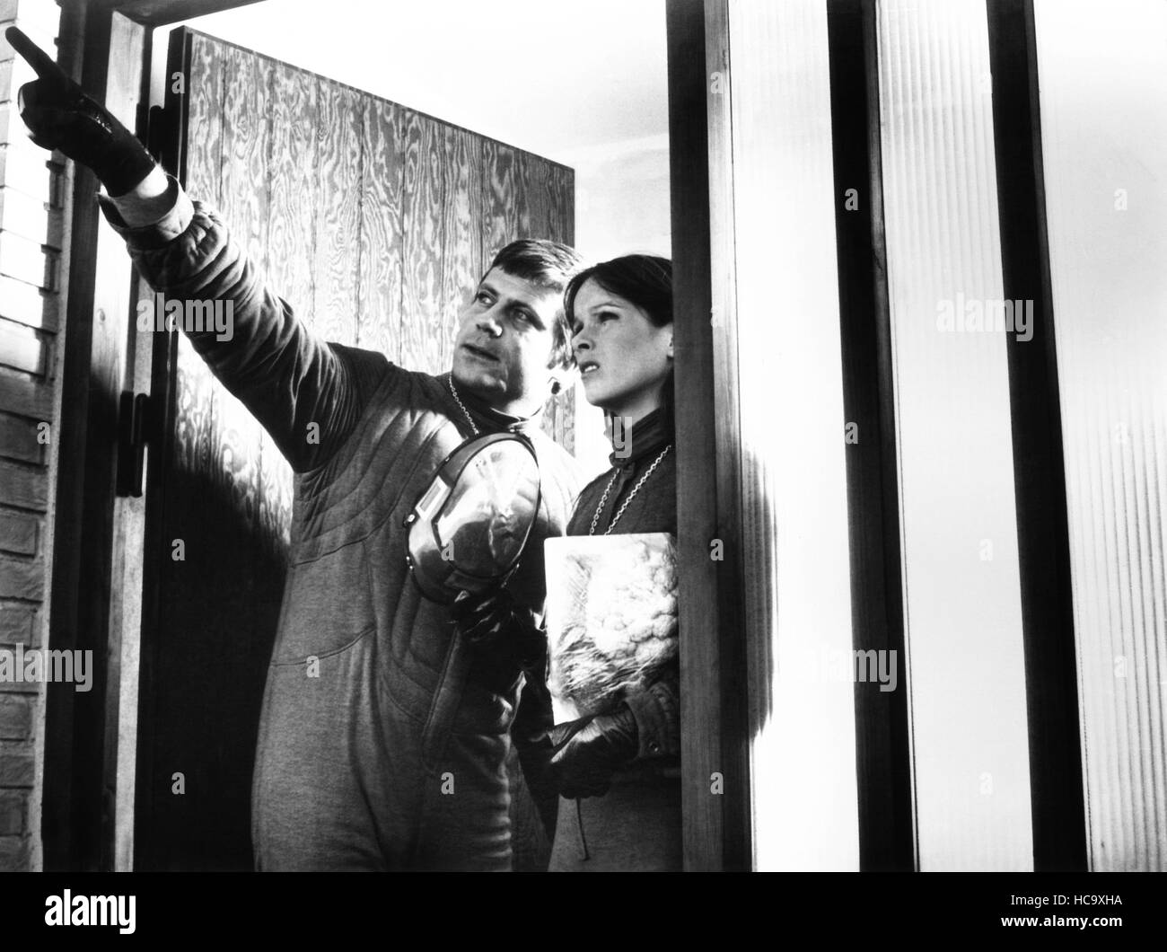 Z.P.G., from left Oliver Reed, Geraldine Chaplin, 1972 Stock Photo Alamy