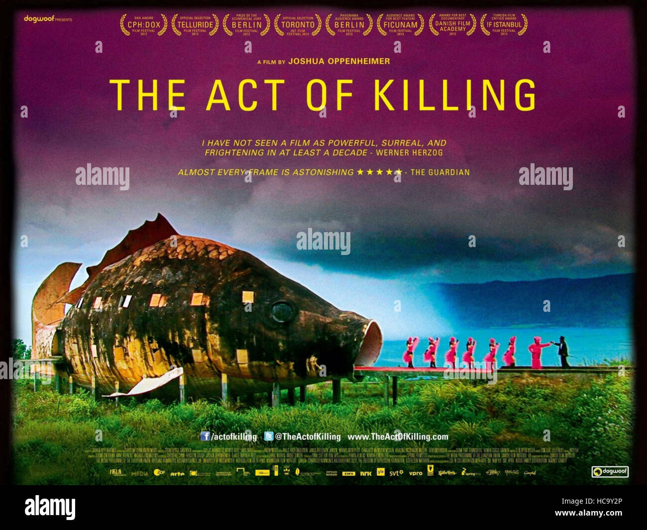 THE ACT OF KILLING, British poster art, 2012. ©Drafthouse Films