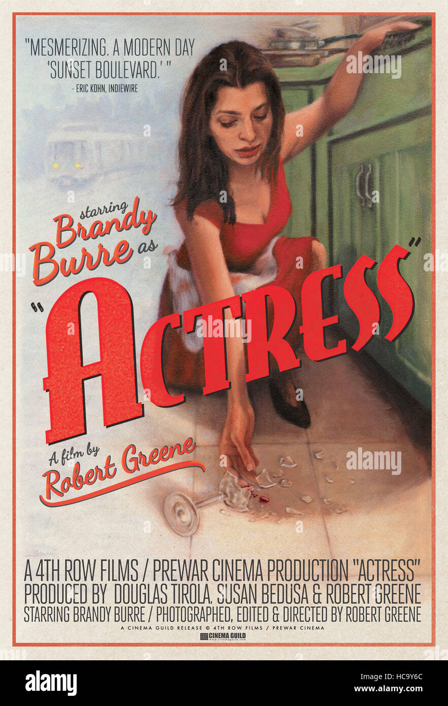 ACTRESS, poster art, Brandy Burre, 2014. ©The Cinema Guild/Courtesy