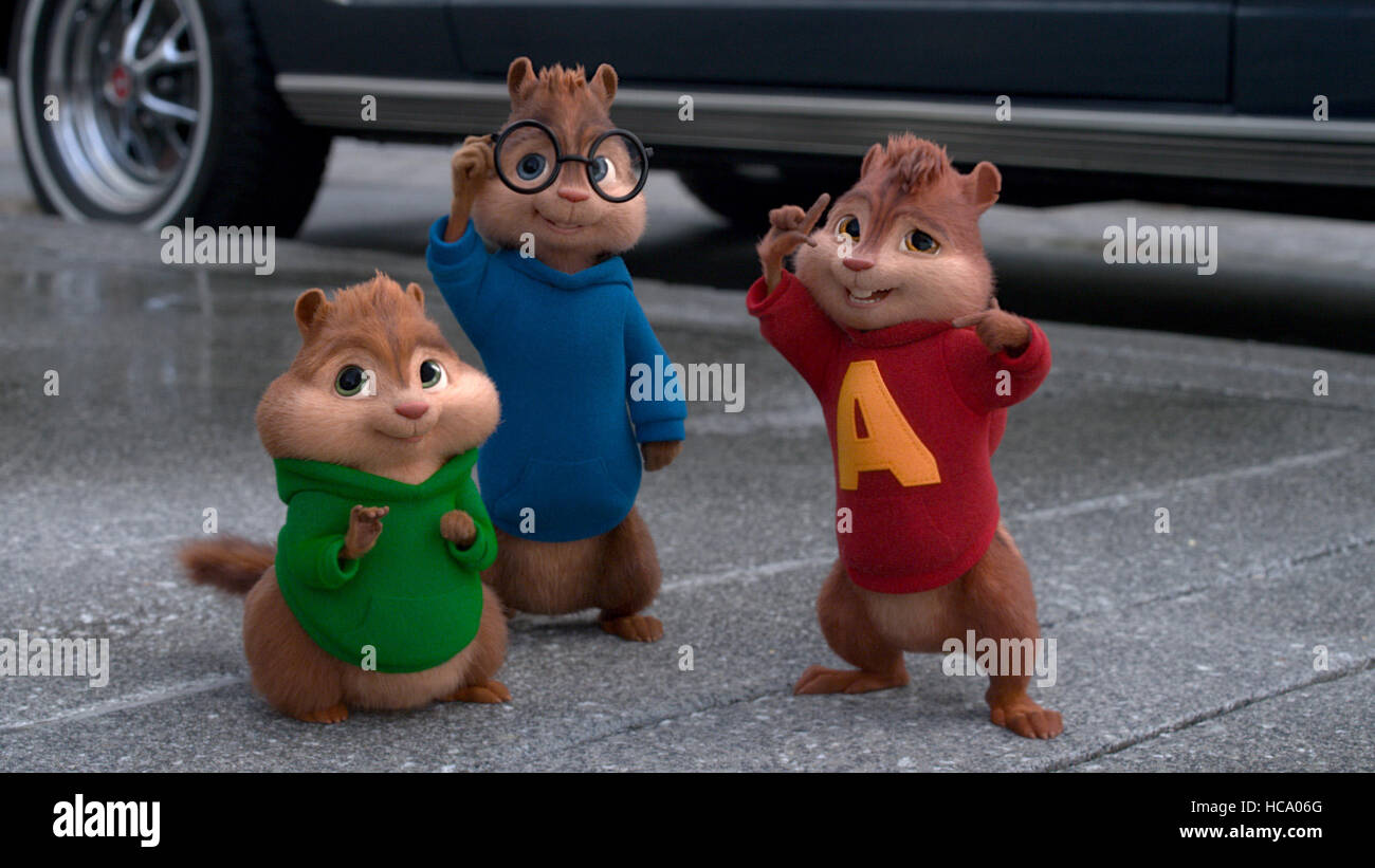 ALVIN AND THE CHIPMUNKS THE ROAD CHIP, from left Theodore